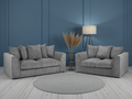 Harley Jumbo Sofa Grey 3+2 Set