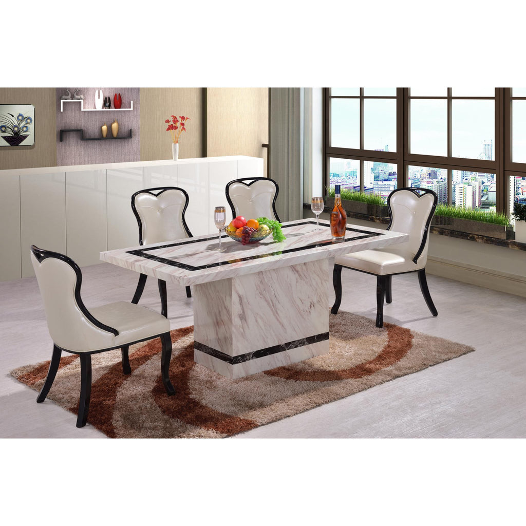 Calgary PU Dining Chair with Wooden Legs