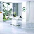 Chaffee Dining Table White High Gloss