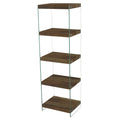 Charter Large Storage Unit Oak Effect & Glass Sides