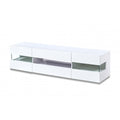 Concorde LED TV Unit White High Gloss 4 Compartments