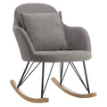 Derwent Fabric Rocking Chair Grey