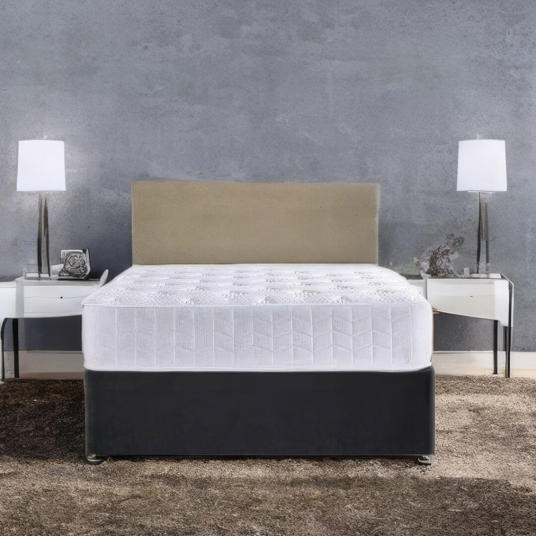 Headboard Double Fabric Biege