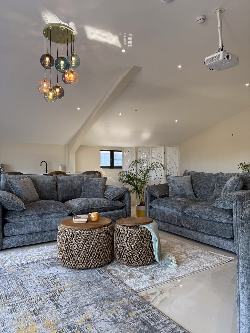 Solaya Sofa Grey 3+2 Set