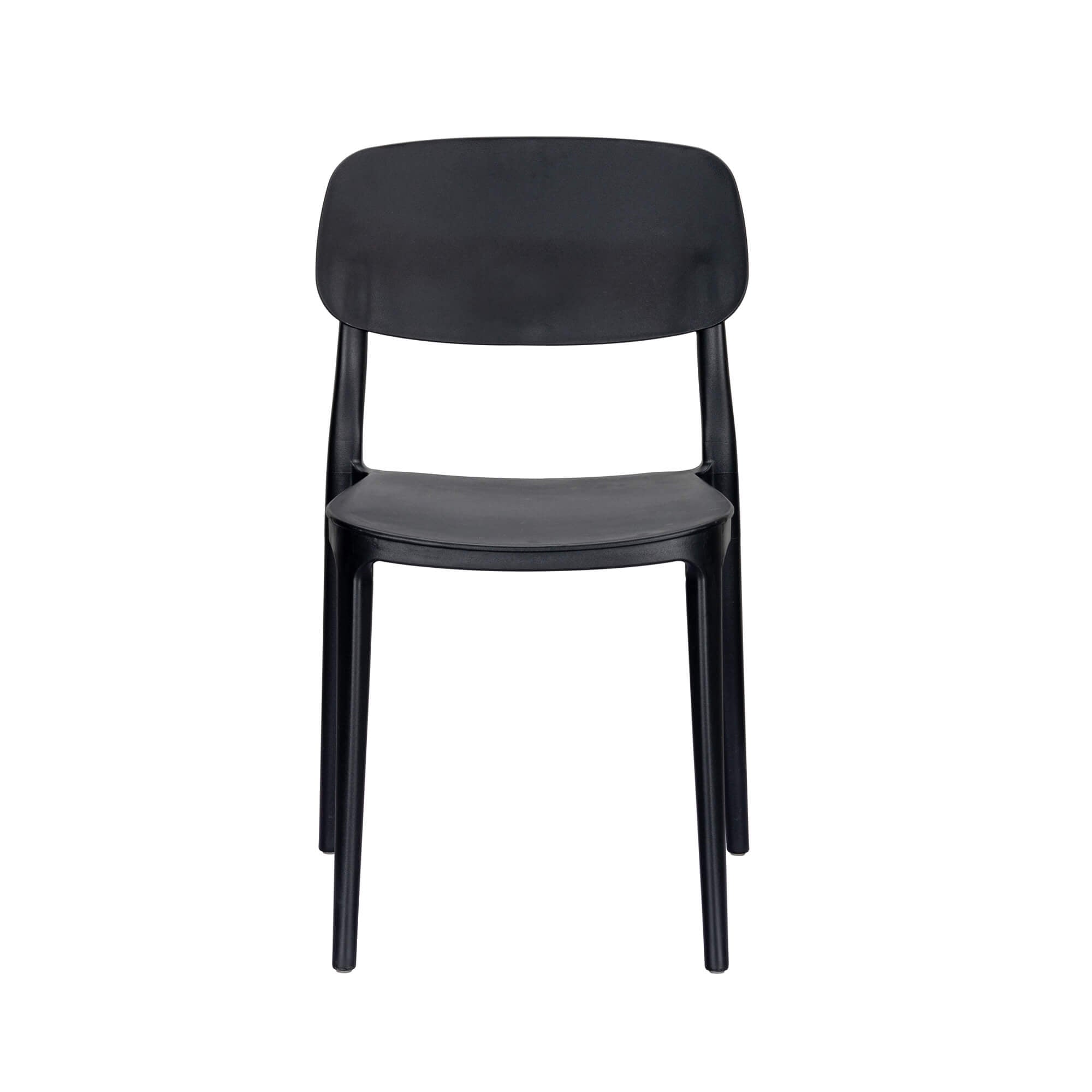 Jemima Plastic Chair Black (4s)