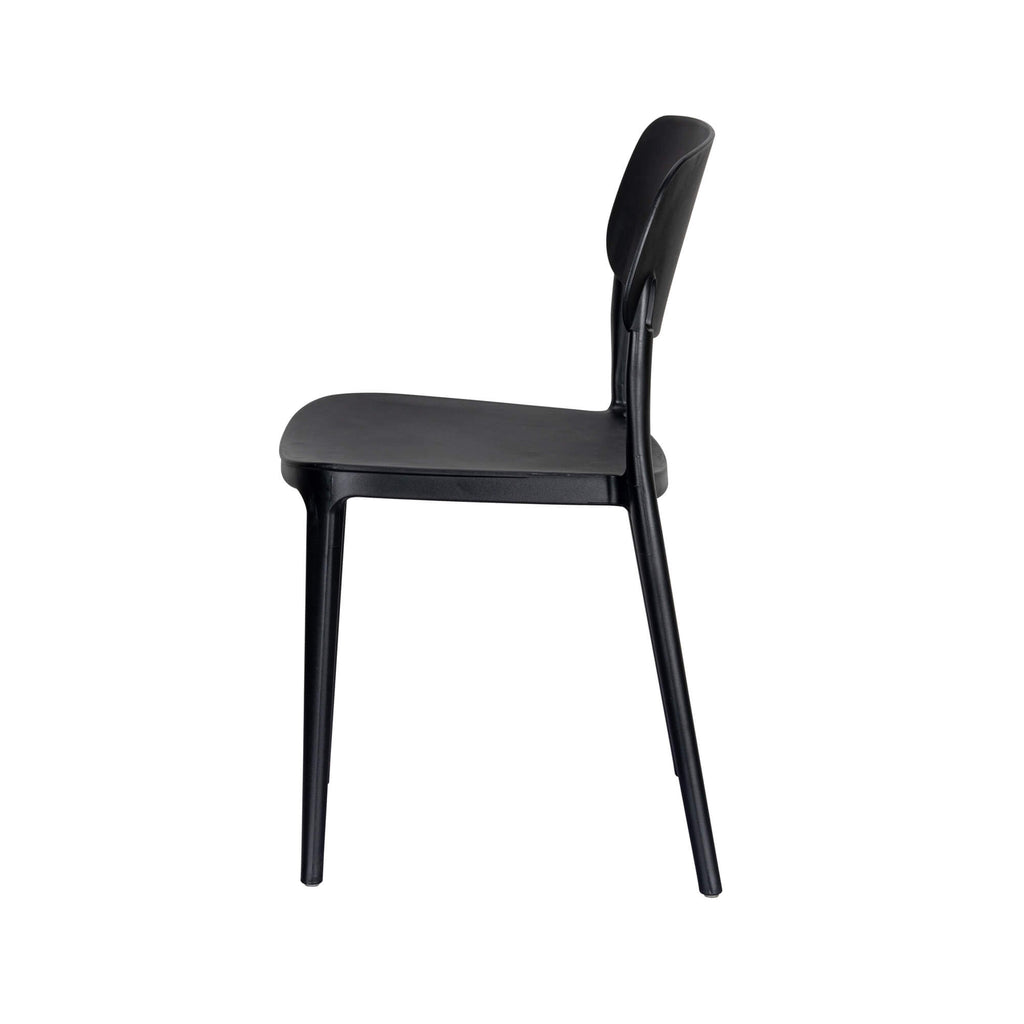Jemima Plastic Chair Black (4s)