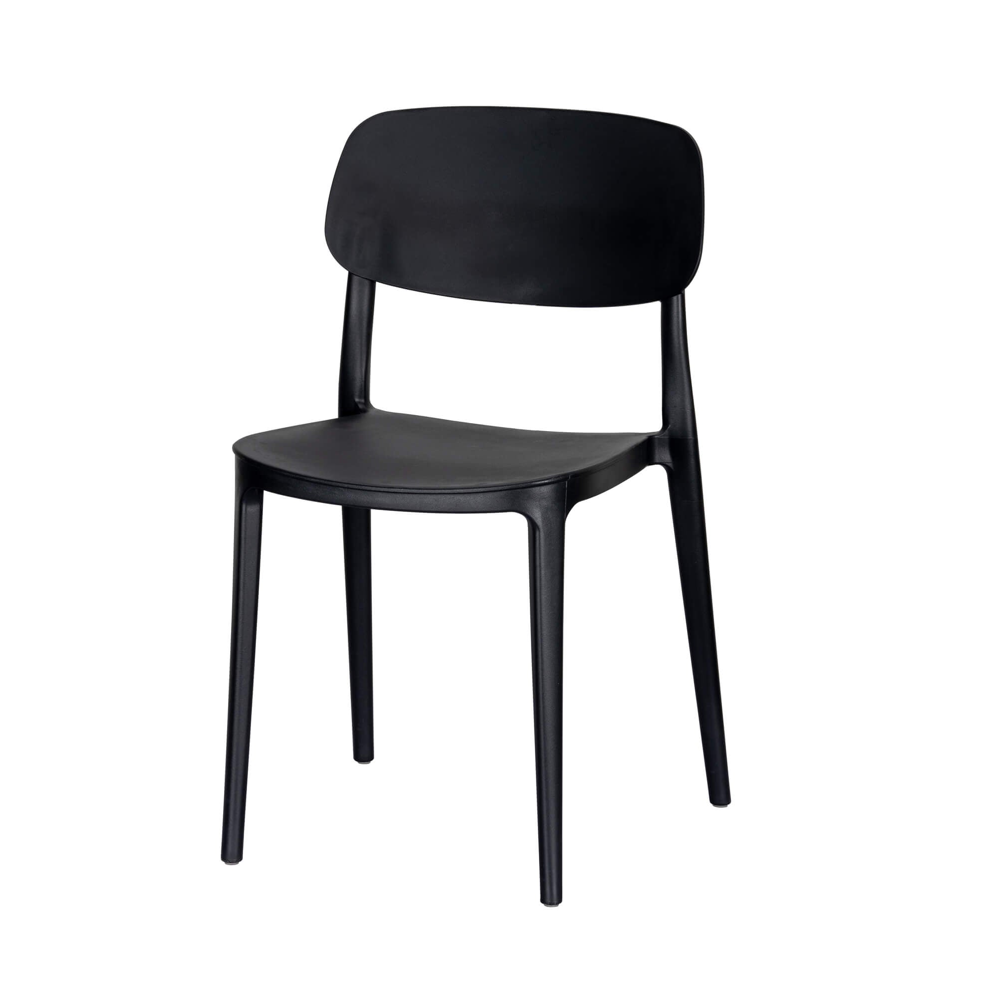 Jemima Plastic Chair Black (4s)