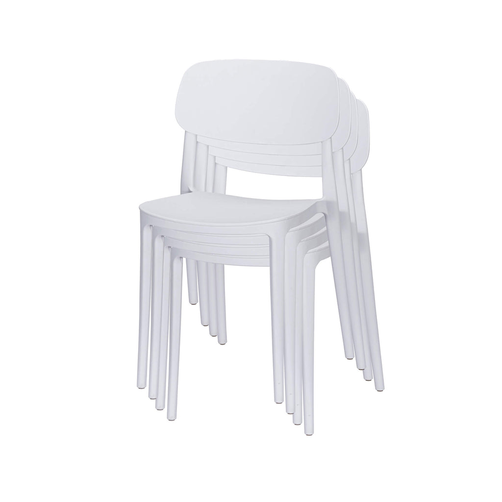 Jemima Plastic Chair White (4s)
