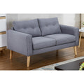 Megan Fabric 2 Seater Sofa Grey