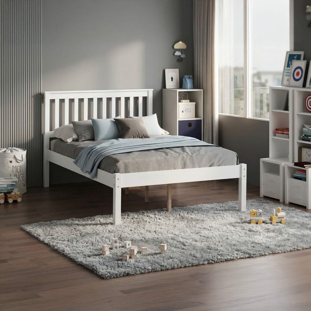 Otto 4Foot Bed White