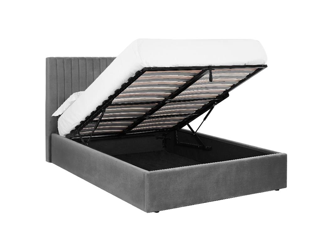 Smoked Grey Ottoman