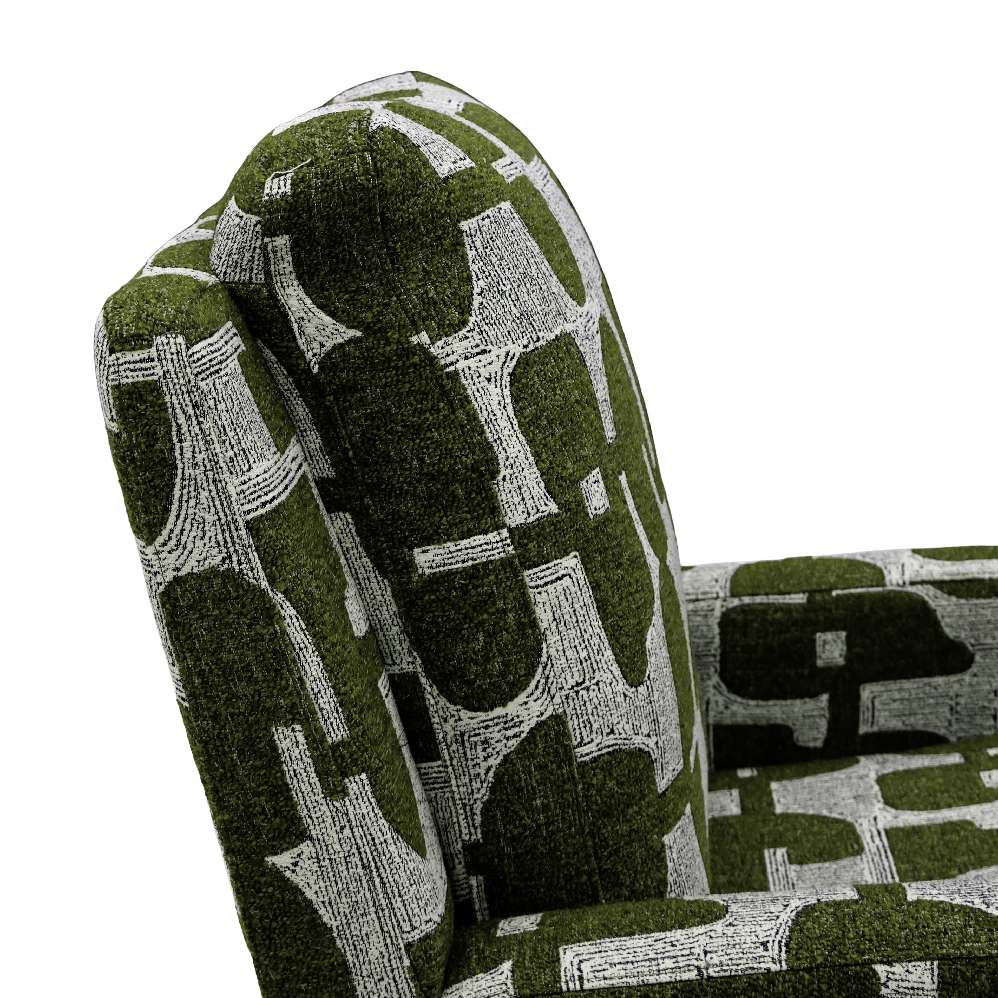 Seville Electric Reclining Chair Green