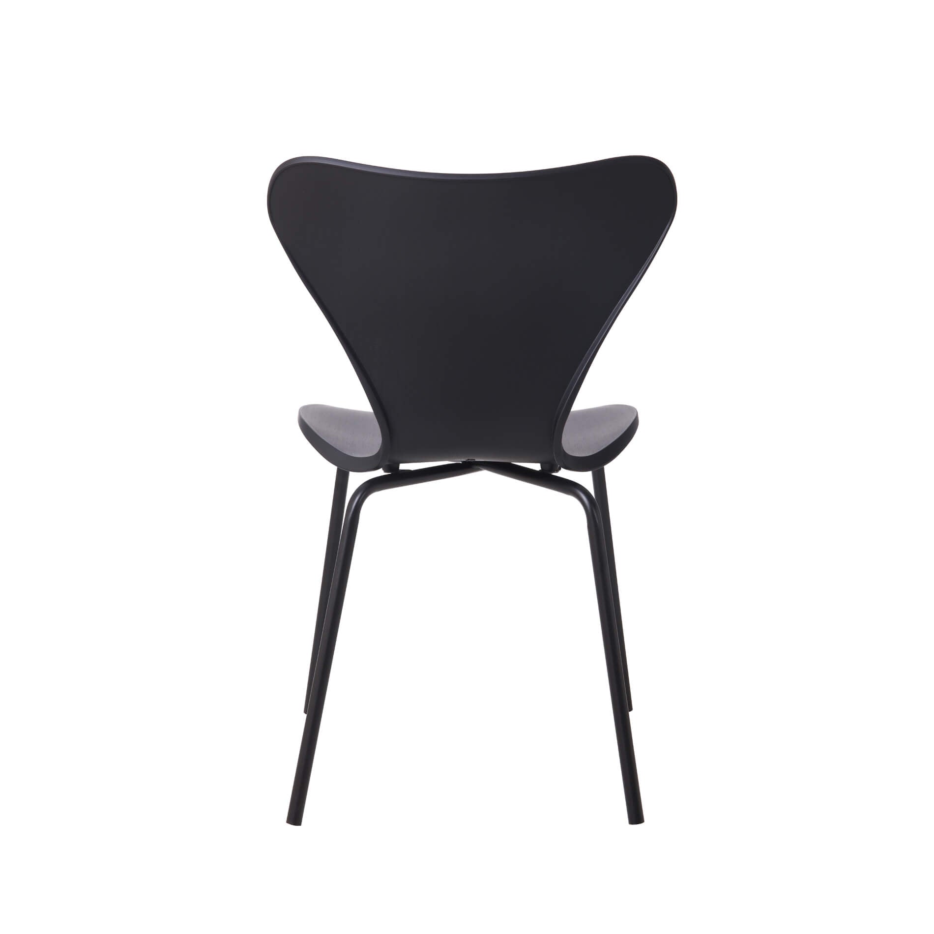 Sienna Plastic (PP) Chairs with Metal legs Black (4s)