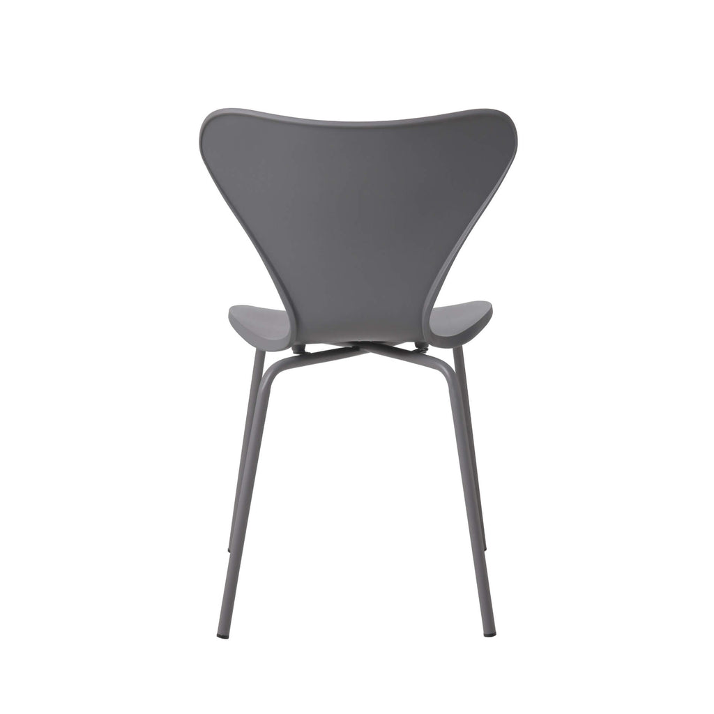 Sienna Plastic (PP) Chairs with Metal legs Grey (4s)