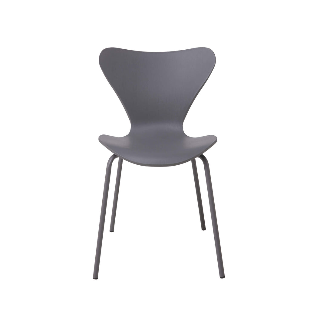 Sienna Plastic (PP) Chairs with Metal legs Grey (4s)