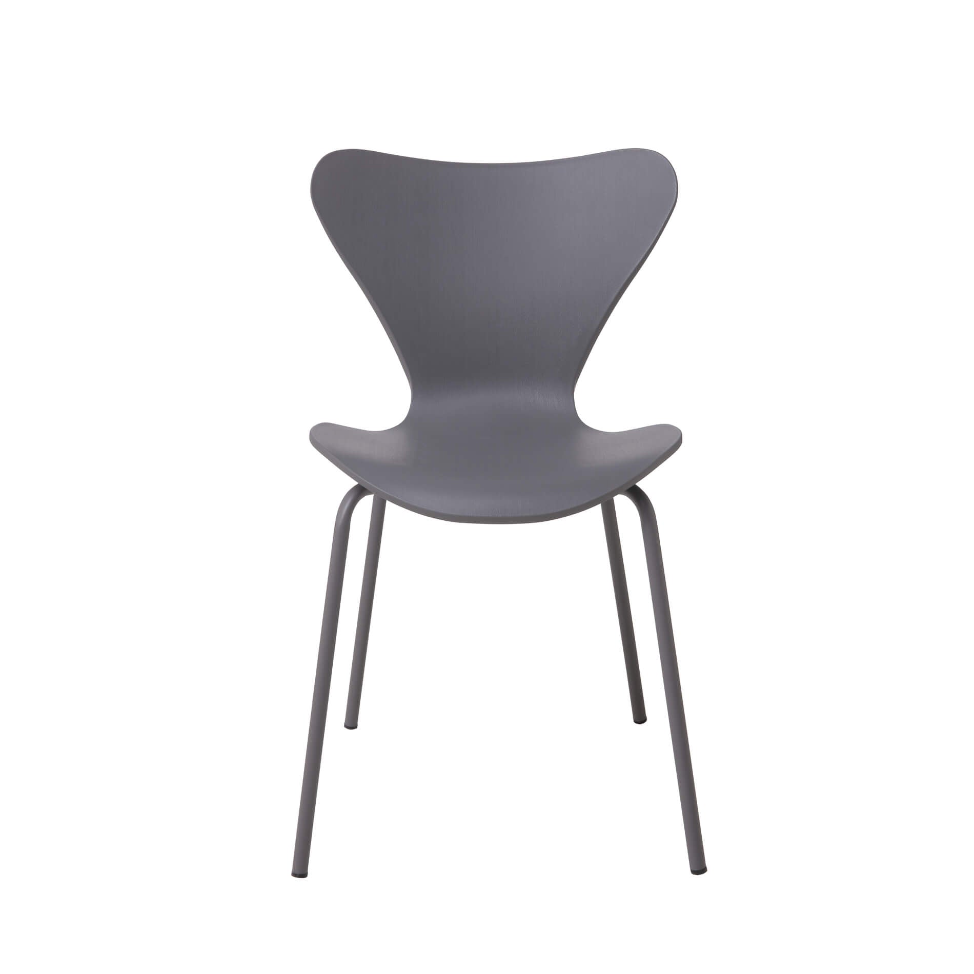 Sienna Plastic (PP) Chairs with Metal legs Grey (4s)