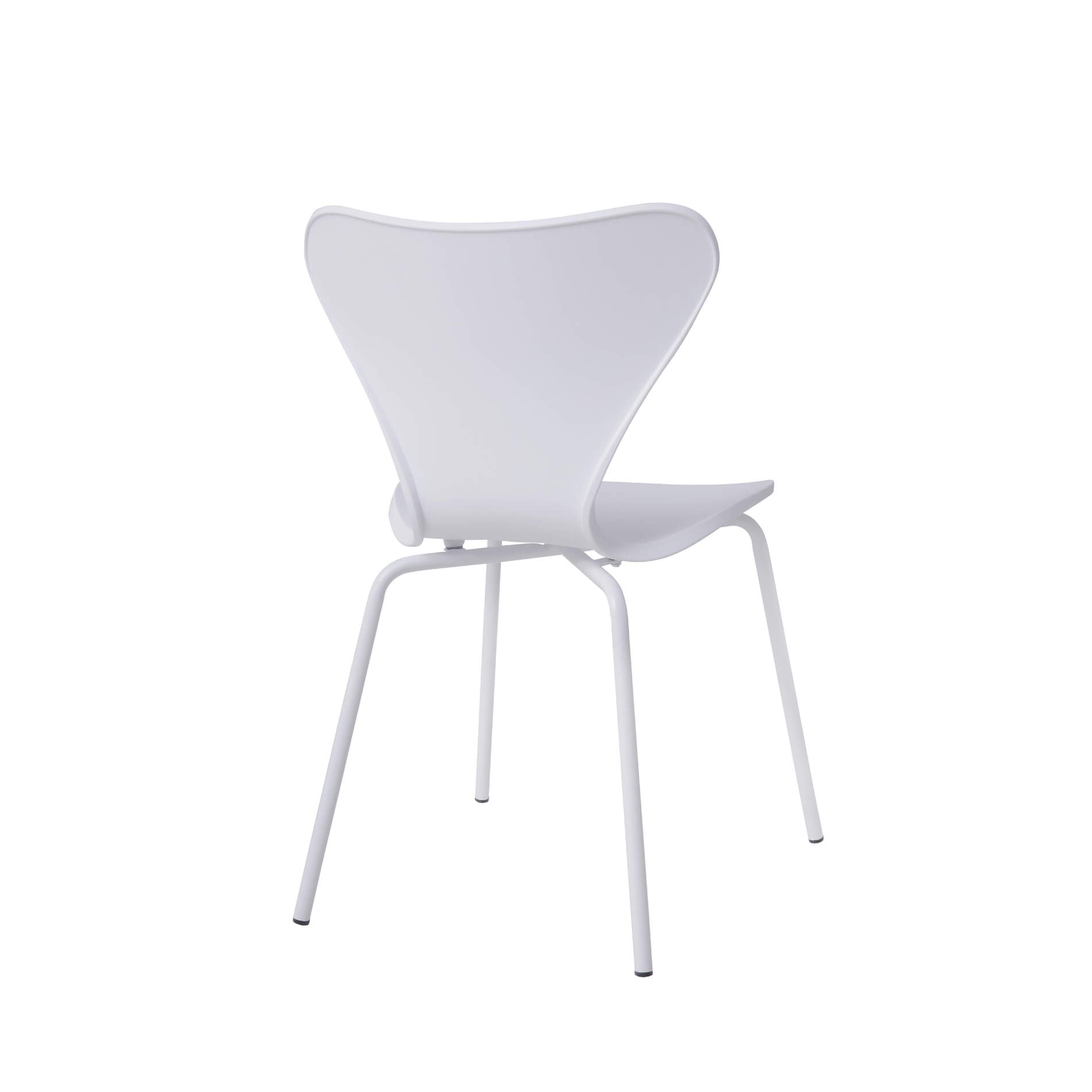 Sienna Plastic (PP) Chairs with Metal legs White (4s)