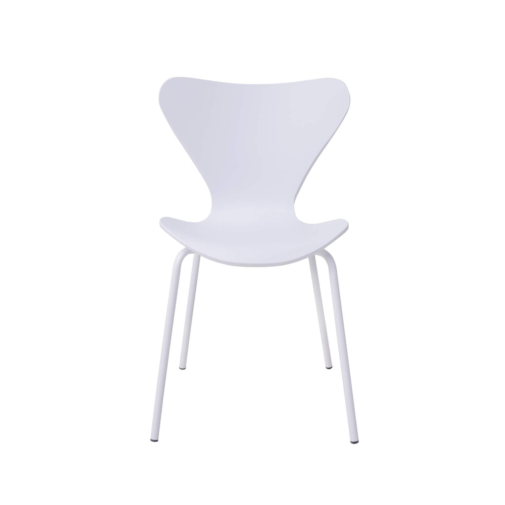 Sienna Plastic (PP) Chairs with Metal legs White (4s)