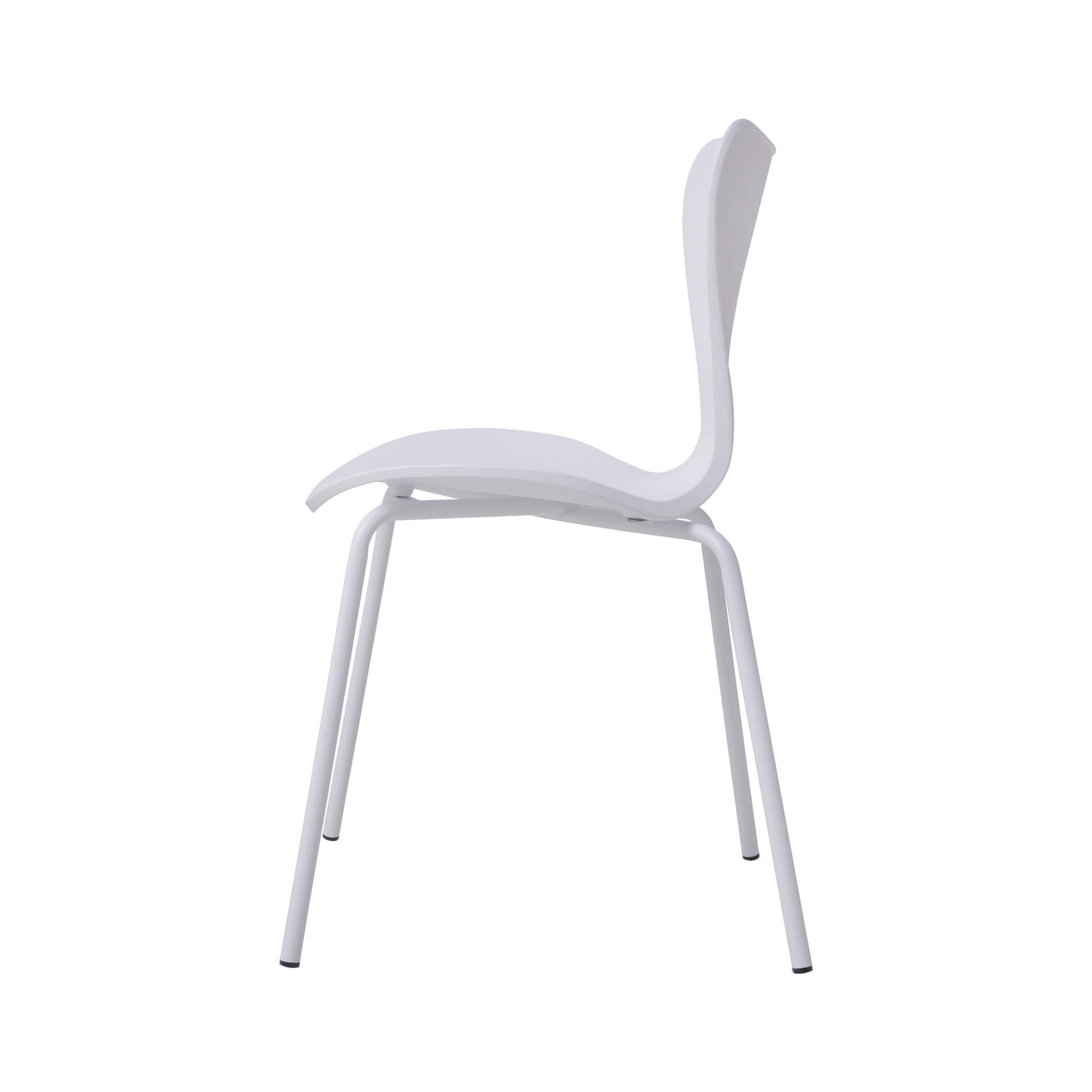 Sienna Plastic (PP) Chairs with Metal legs White (4s)