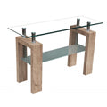 Telford Console Table High Gloss Natural