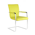 Una PU Arm Chairs Chrome (2s)