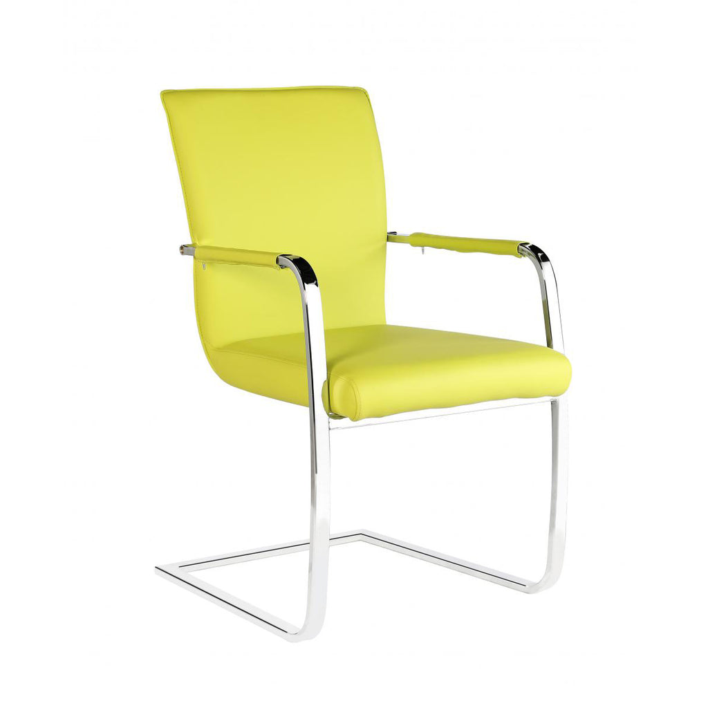 Una PU Arm Chairs Chrome (2s)