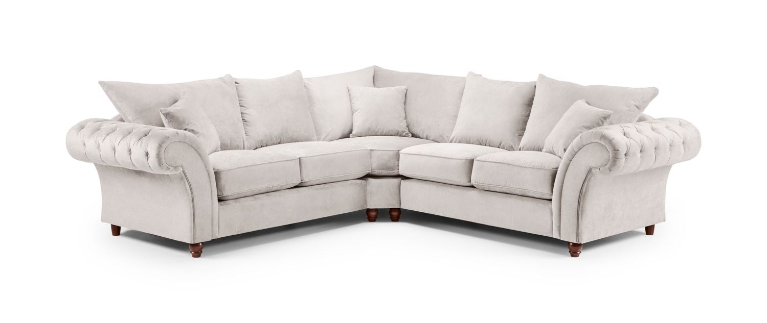 Windsor Fullback Sofa Stone Large Corner