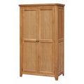 Acorn Solid Oak Wardrobe 2 Door Full Hanging