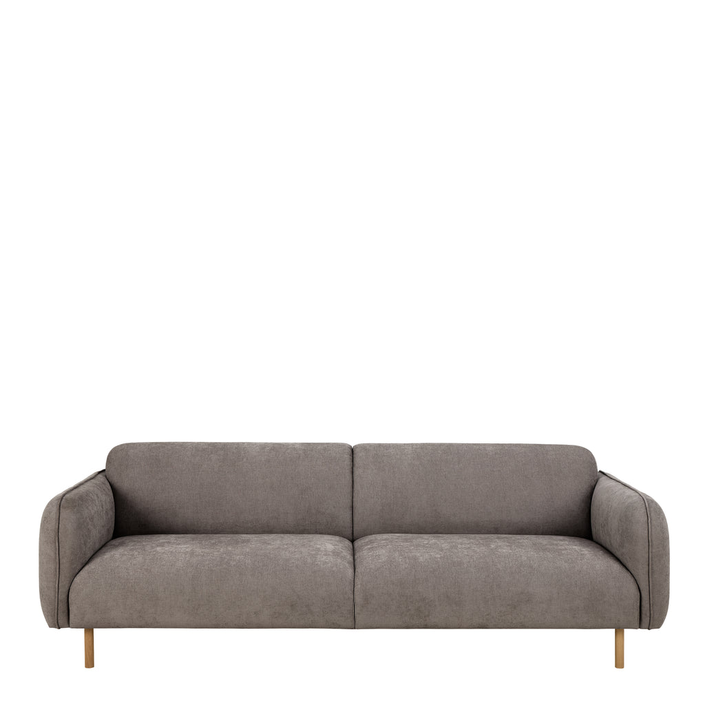 Westham Set of 2 x 3 Seater Sofas in Fay Dusty Brown Fabric