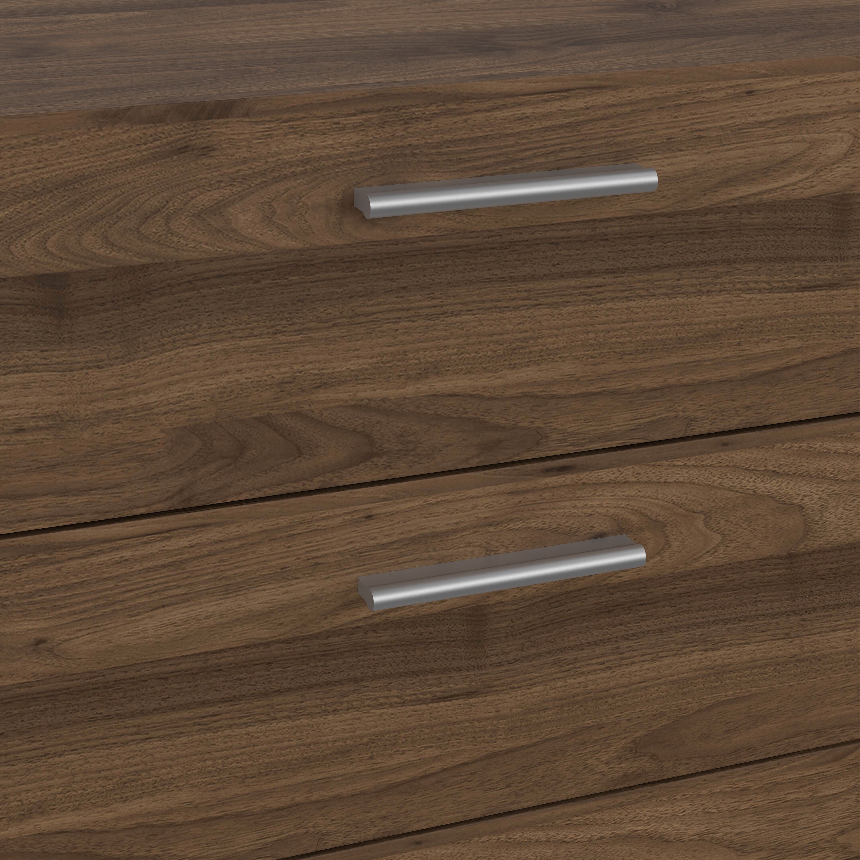 Pepe Wide Chest of 8 Drawers (4+4) in Walnut