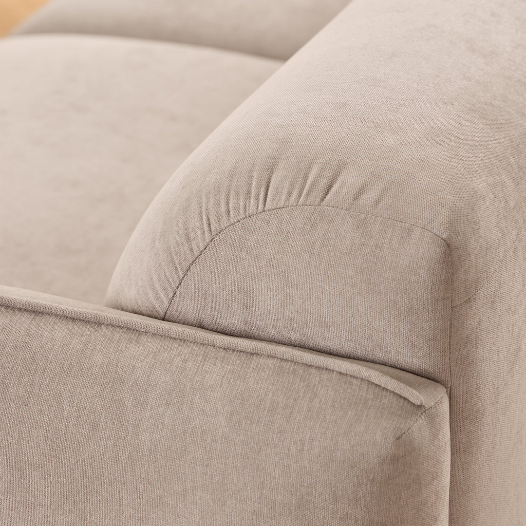 Westham Set of 2 x 3 Seater Sofas in Fay Beige Fabric