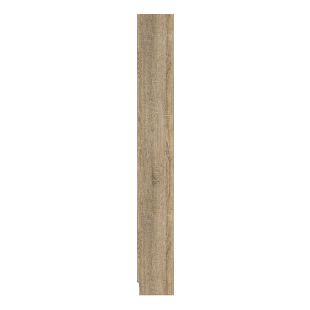 Basic Tall Narrow Bookcase (4 Shelves) in Oak