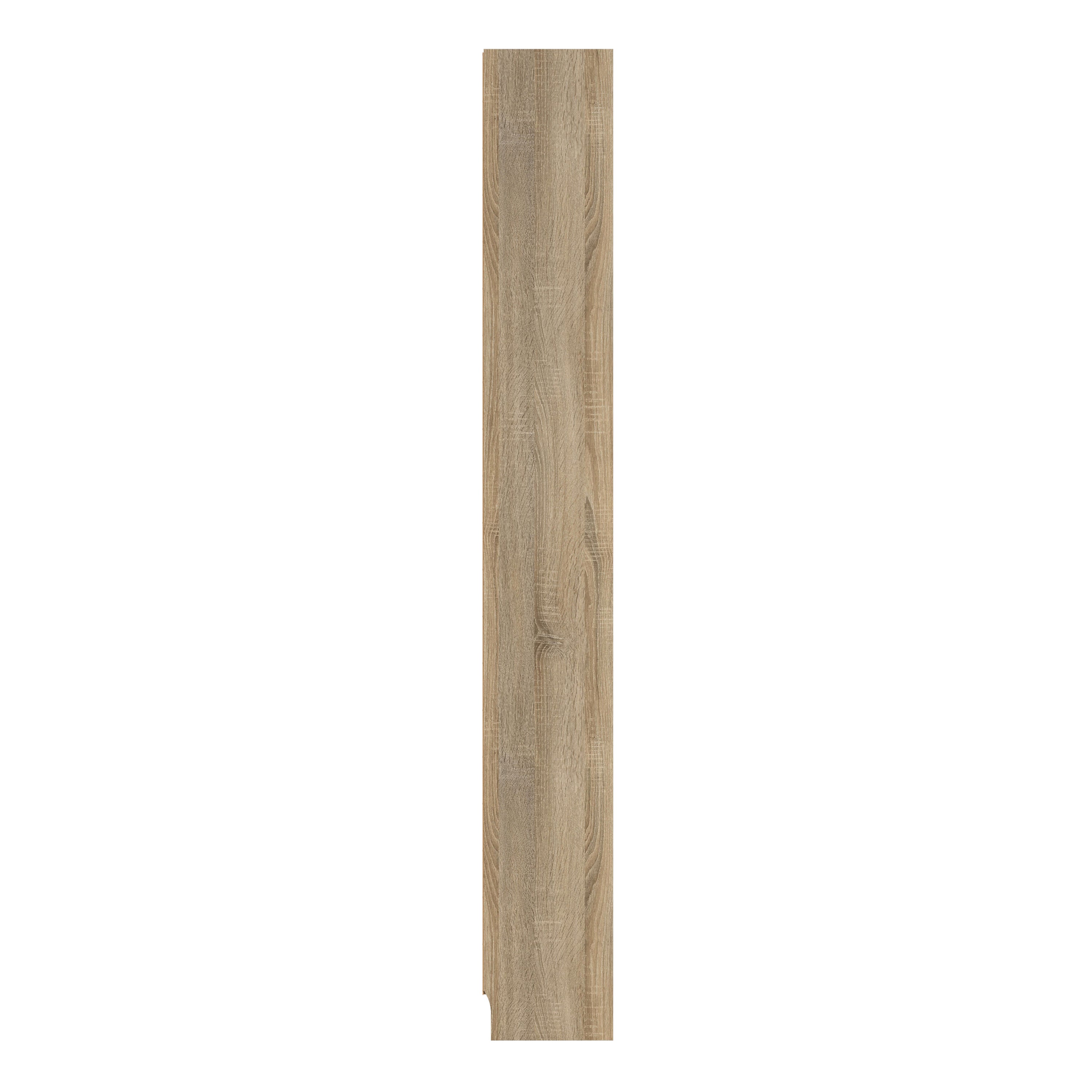 Basic Tall Narrow Bookcase (4 Shelves) in Oak