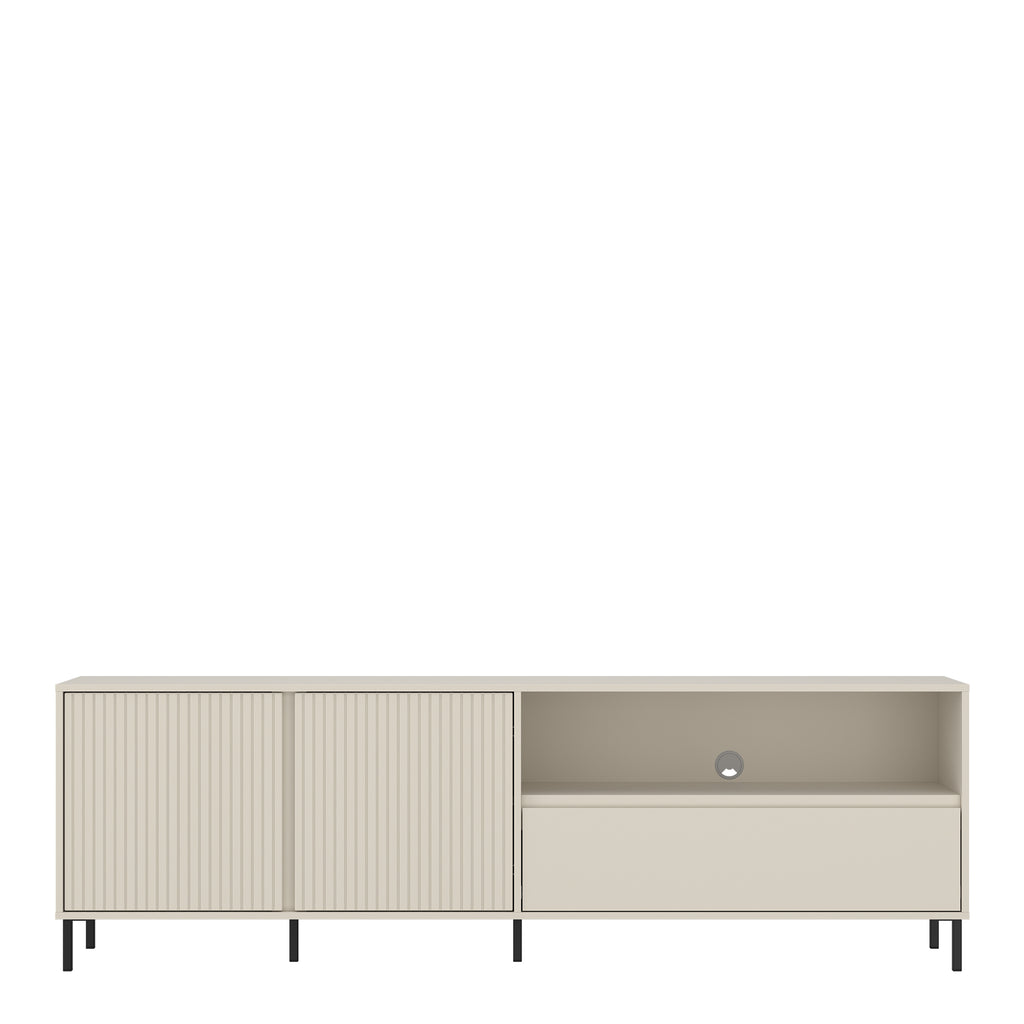 Avenale TV Cabinet 2 Door 1 Drawer in Cashmere