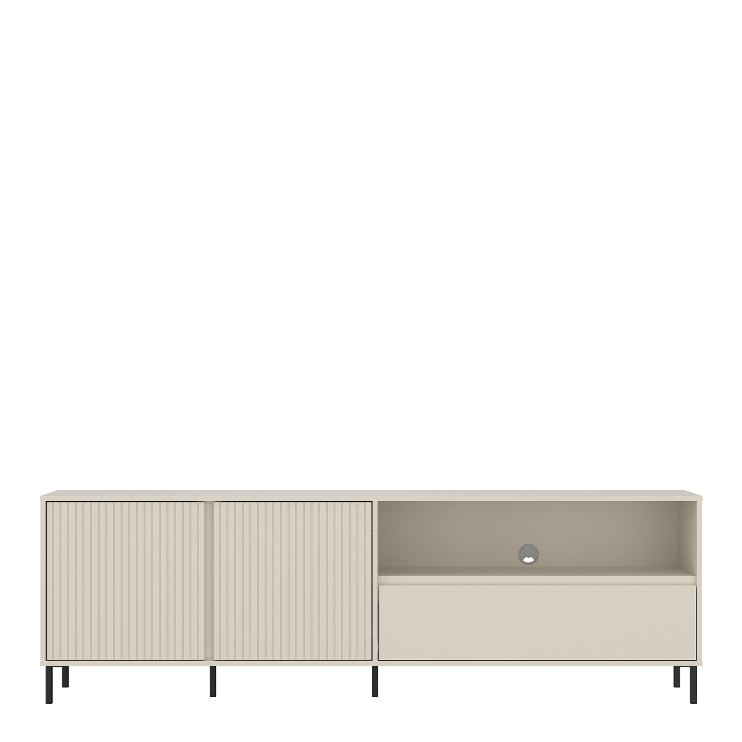 Avenale TV Cabinet 2 Door 1 Drawer in Cashmere