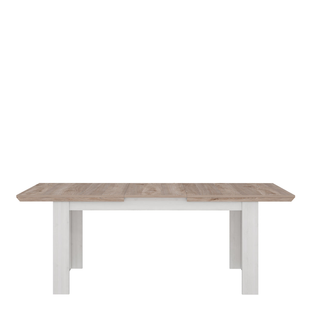 Illopa Extending Dining Table 160-207cm in Oak Nelson/Snowy Oak