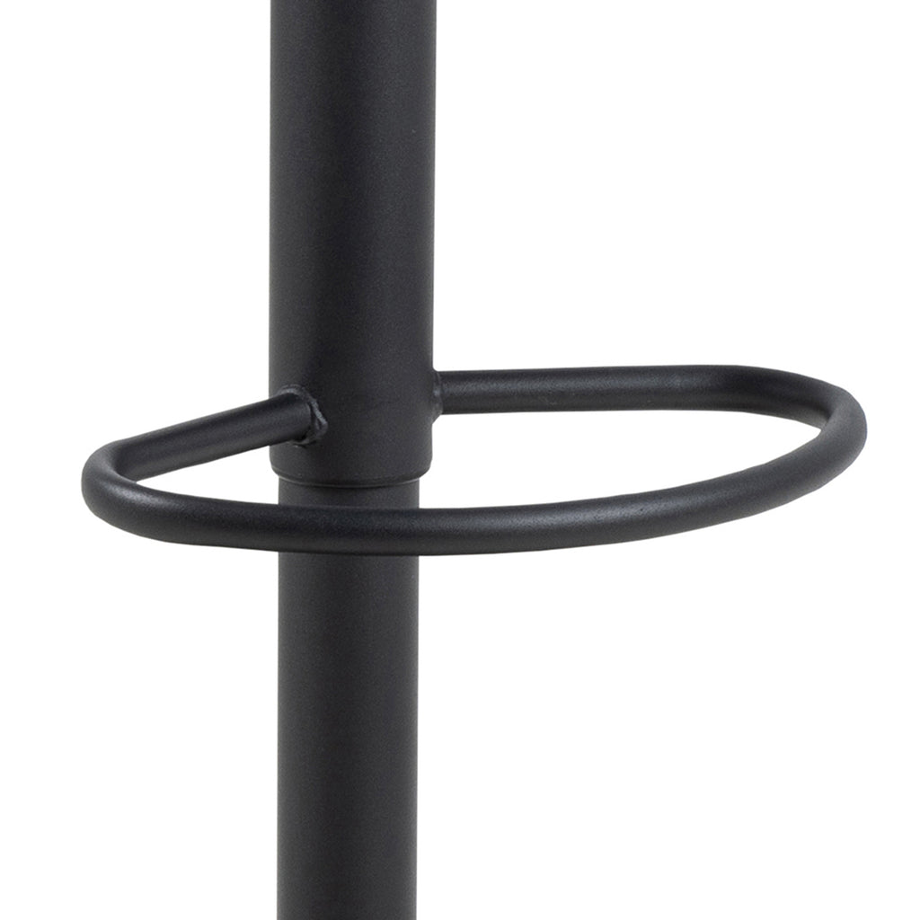Flynn Swivel Bar Stool with Height Adjustable Function in Light Grey-Brown.