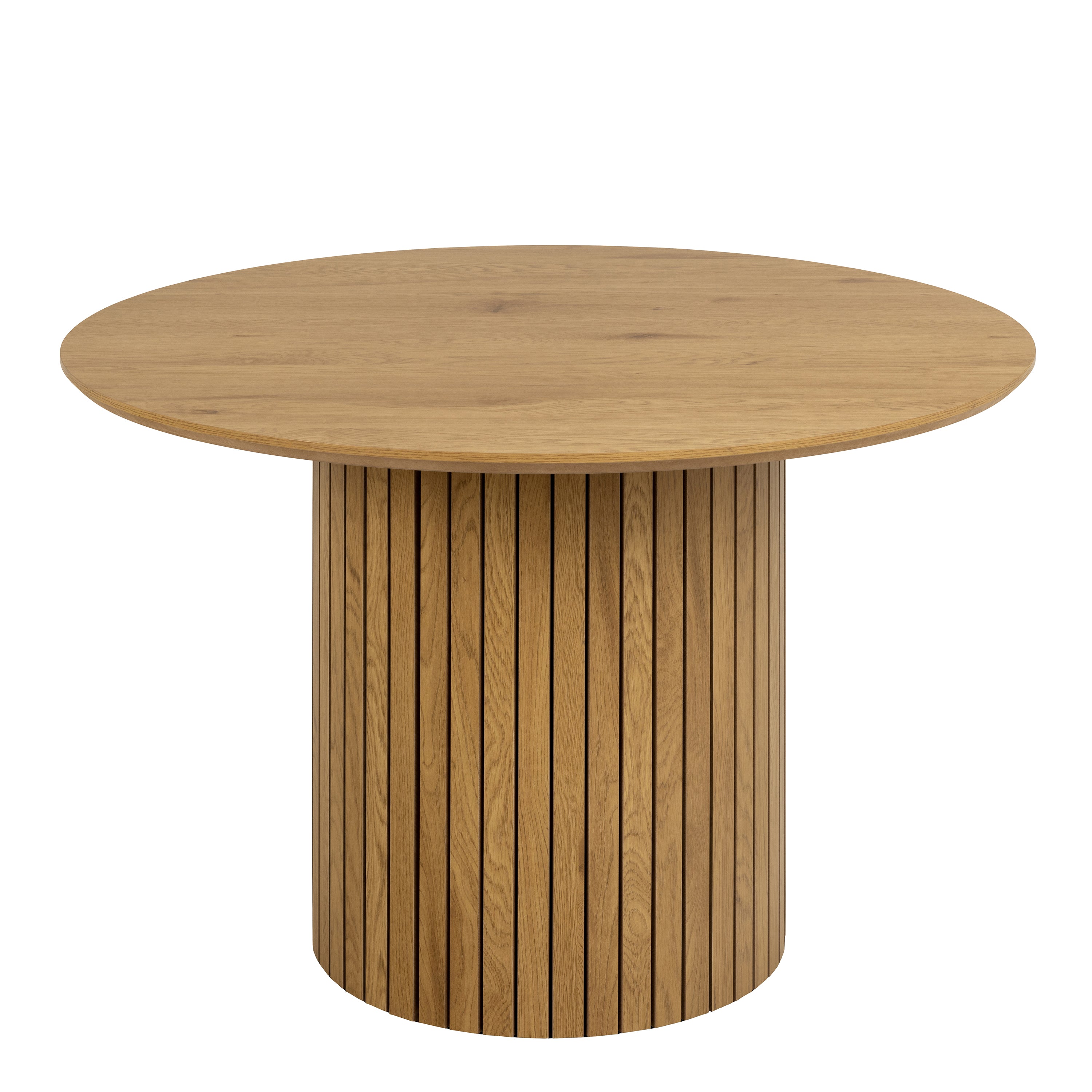 Yale Dining Table in Oak Included 4 Ines Dining chair in Olive Green