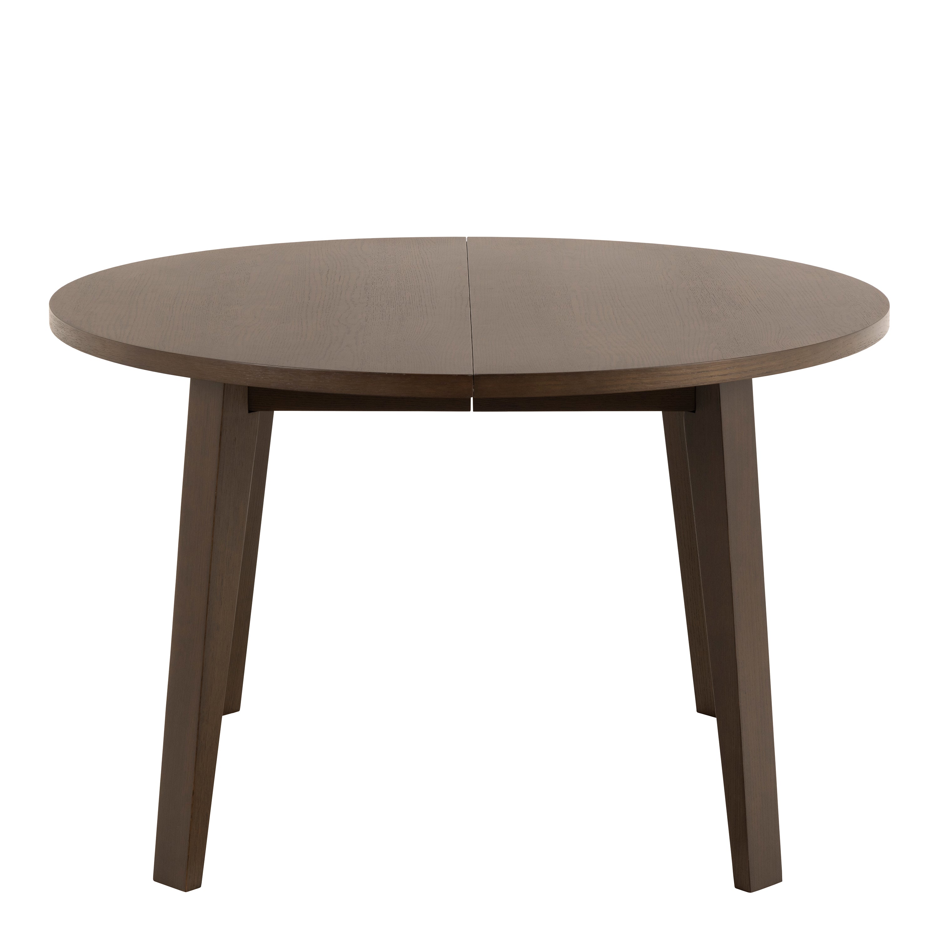 A-Line Round Extendable Dining Table in Smoked Oak 120/220 x 120 x 75cm