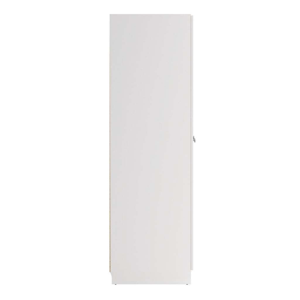 Brande Wardrobe with 4 Frame Doors in White