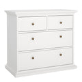 Paris Chest of 4 Drawers in White