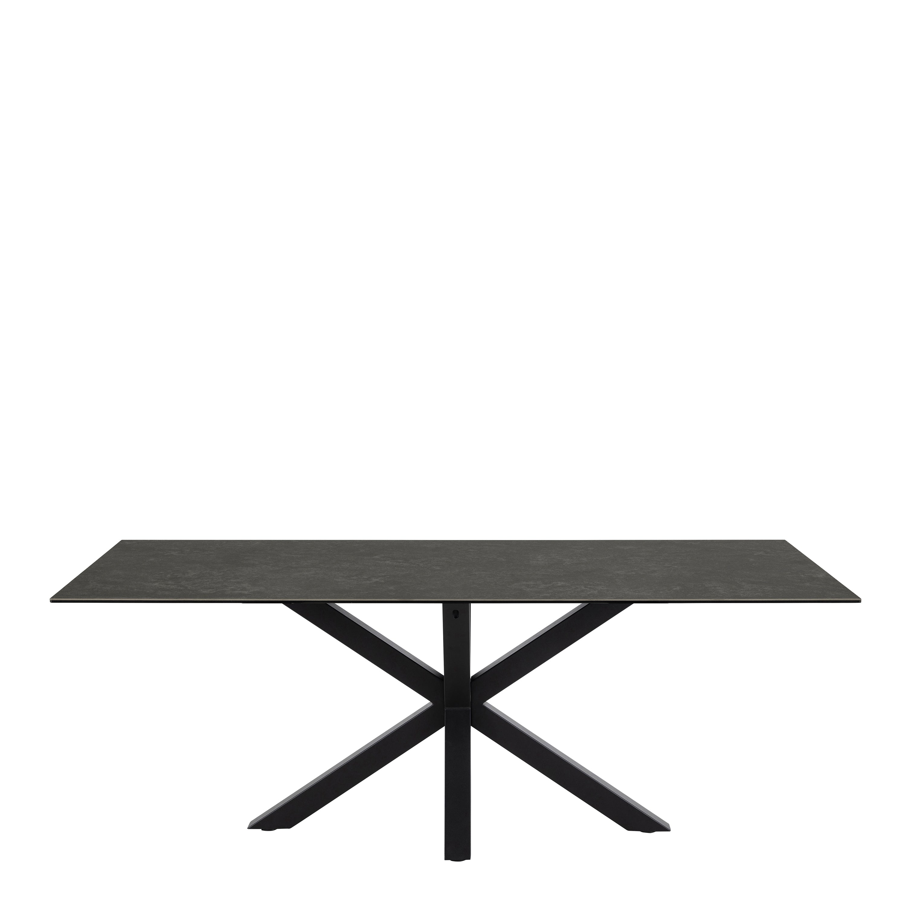 Heaven Dining Table with Ceramic Black Top 200cm