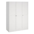 Brande Wardrobe with 3 Frame Doors in White