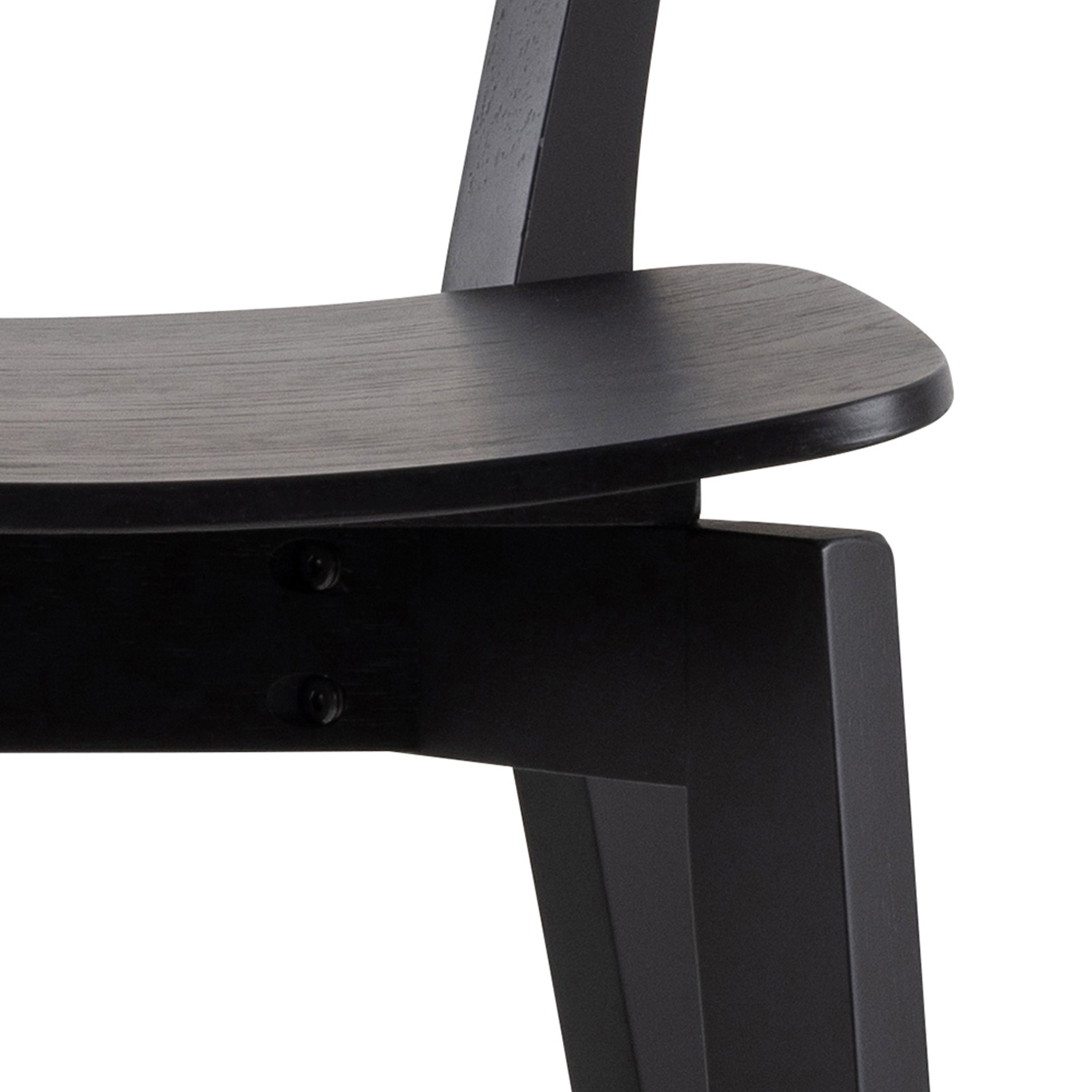 Roxby Bar Stool in Black Set of 2