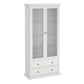 Paris China cabinet in White