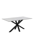 Heaven Dining Table in Ceramic White 160x75.5cm
