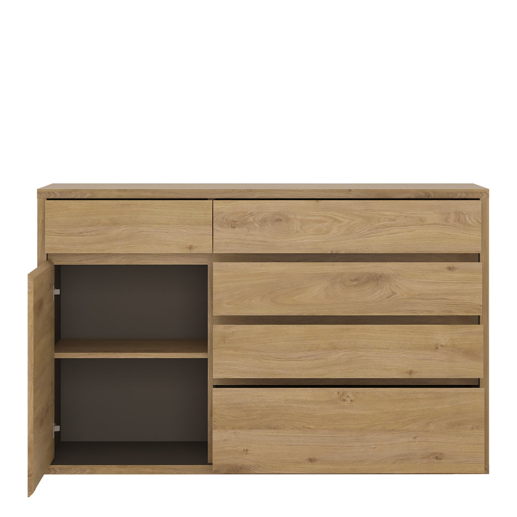 Shetland 1 Door 5 Drawer Cupboard