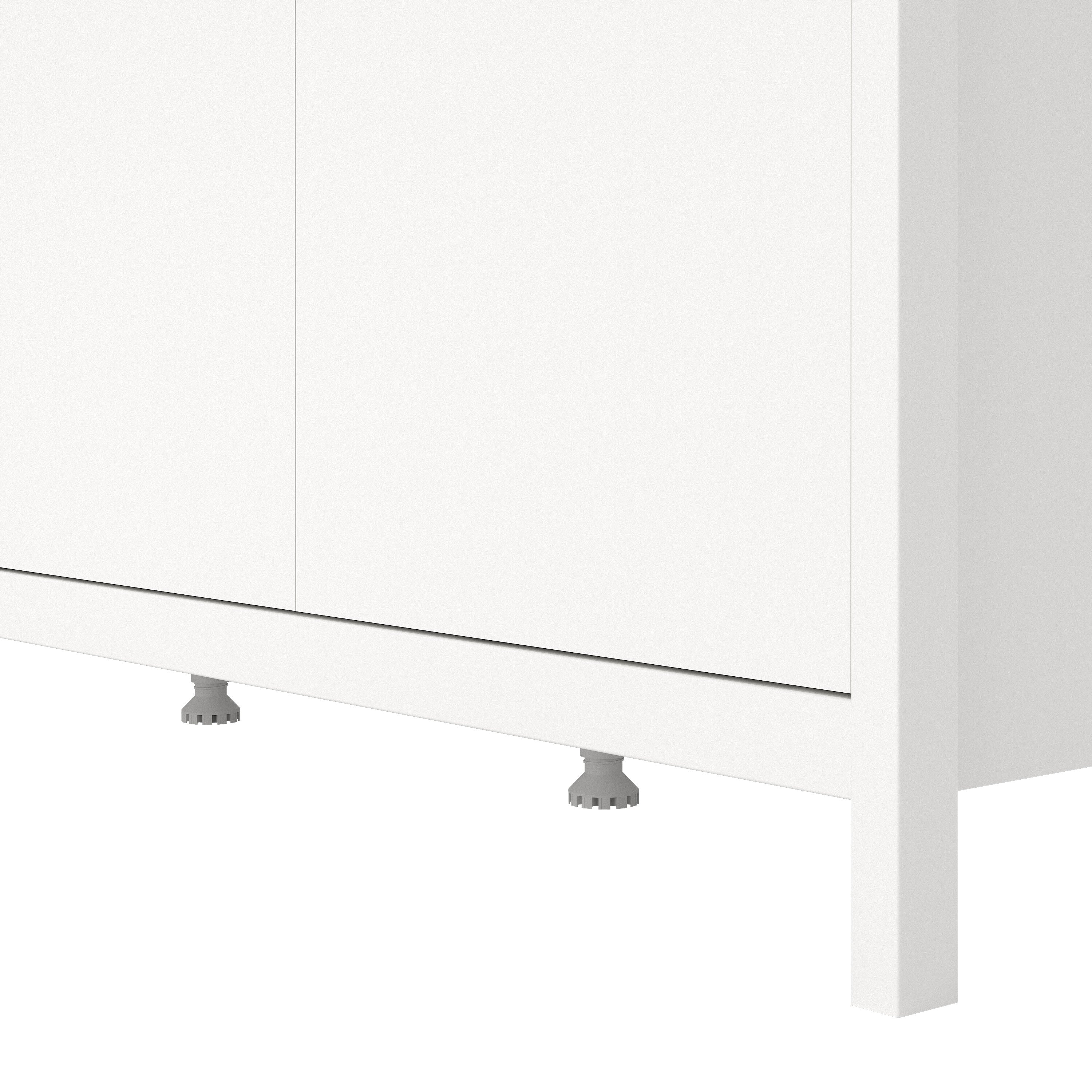 Barcelona Wardrobe with 3 Doors in White