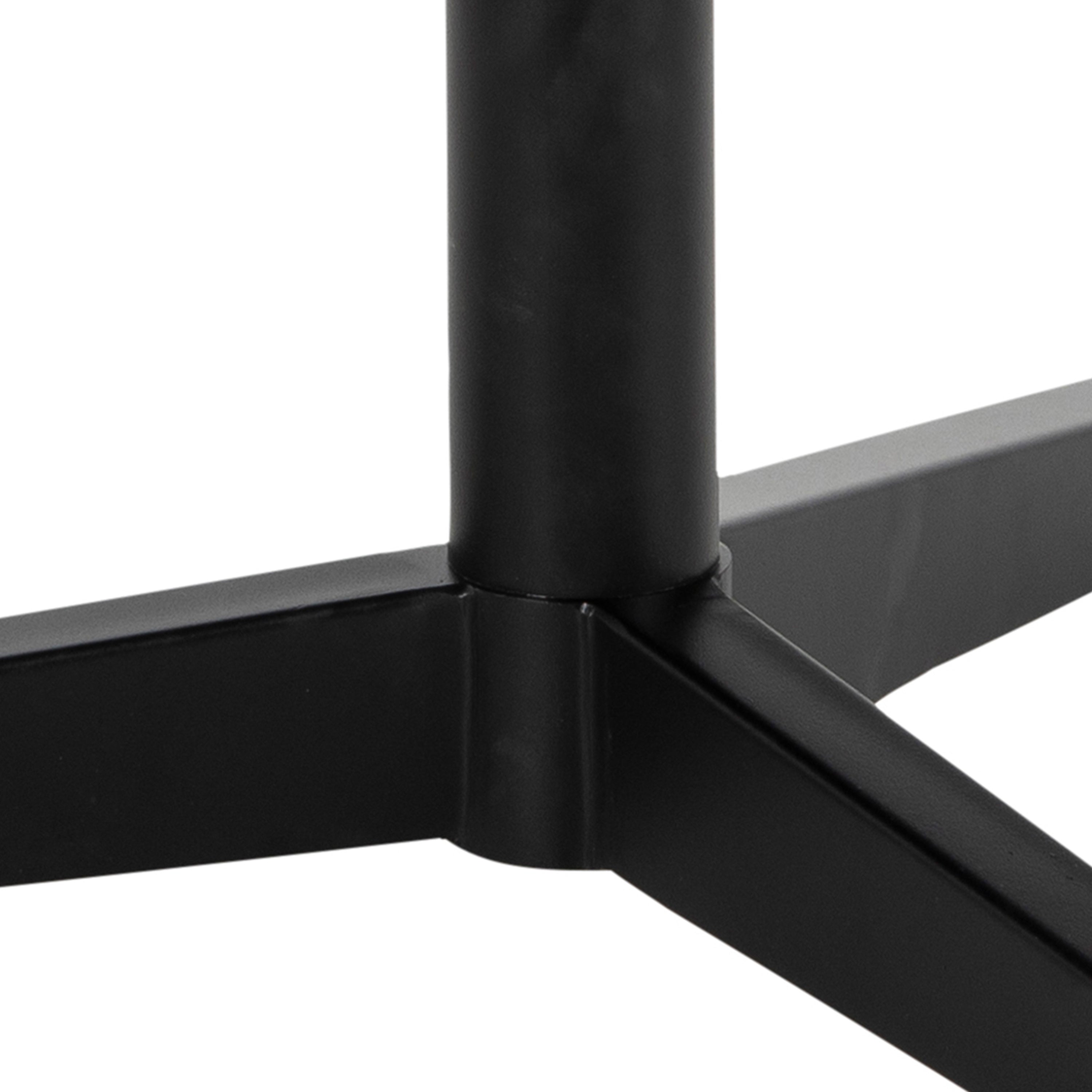 Barnsley Black Ceramic Coffee Table 100x95x41 cm
