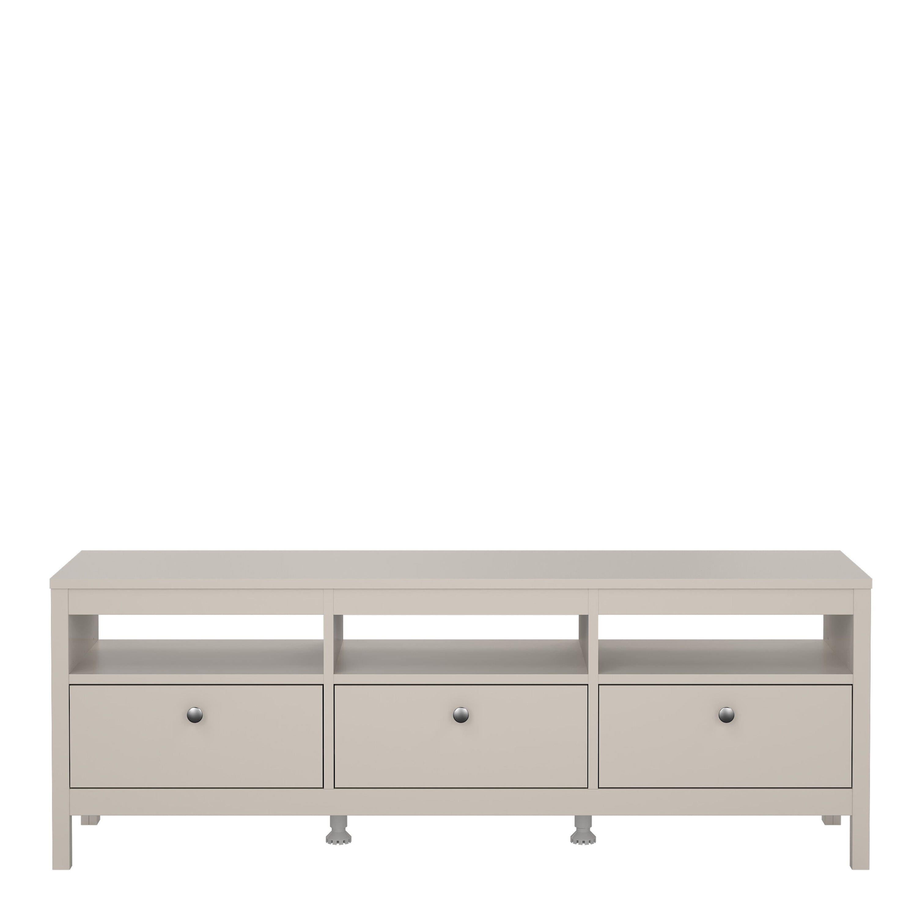 Madrid TV Unit 3 Drawers in Cashmere
